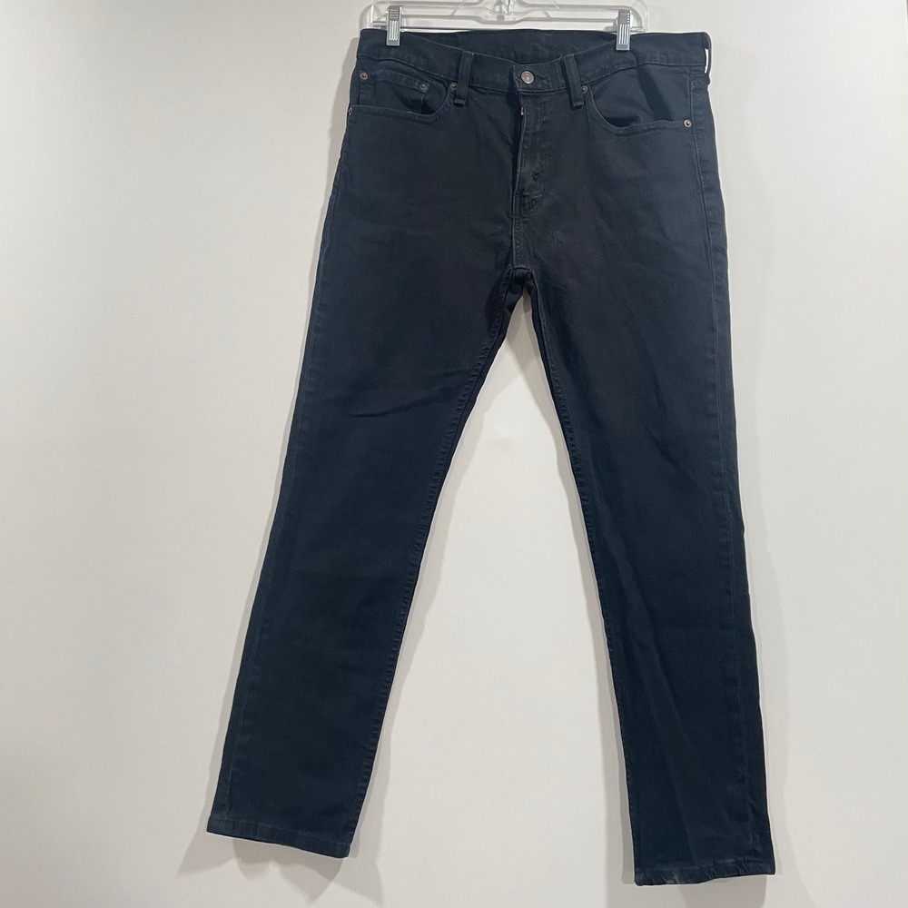 Levis 511 Slim Fit Mens Black Denim Jeans‎ W34 L30 Stretch Pants